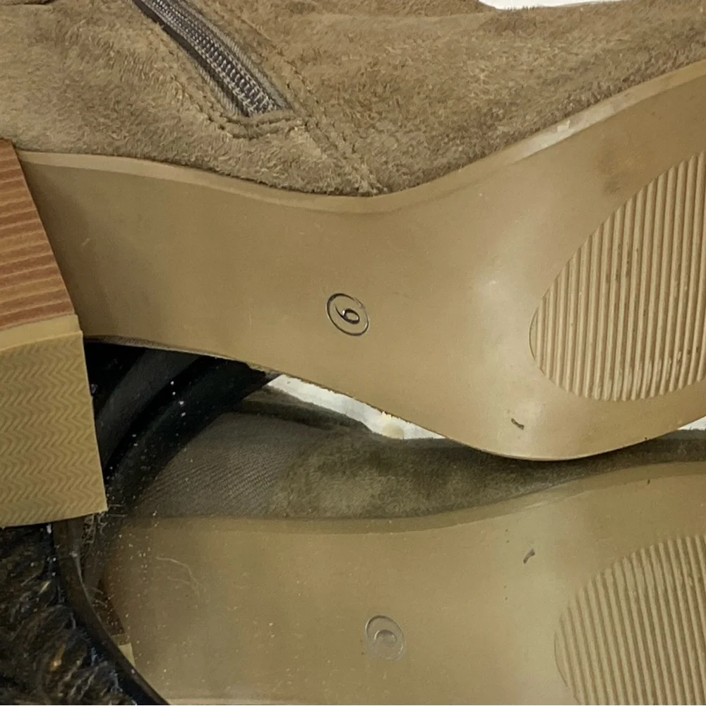 Charles Albert Taupe Ankle Booties